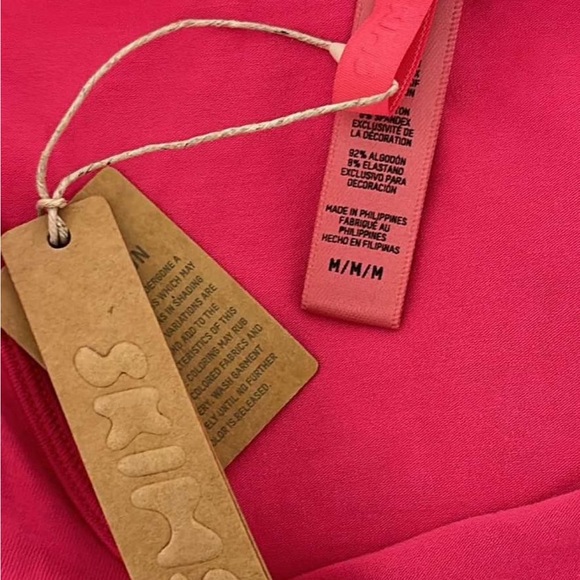 {SKIMS} NEW VINTAGE SCOOP NECK TANK [FUCHSIA] - Picture 7 of 7